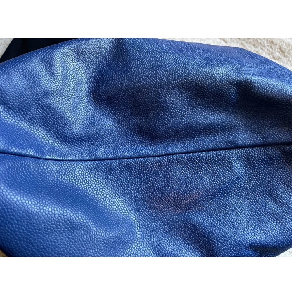 Chanel Blue Leather Women's Bag - Picture 6 of 13